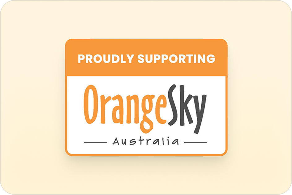 Proudly supporting Orange Sky Australia